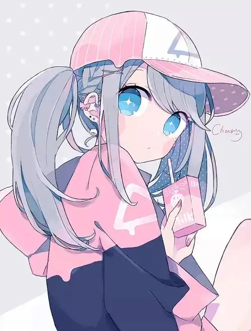 黑胶噪点黑白漫画头像